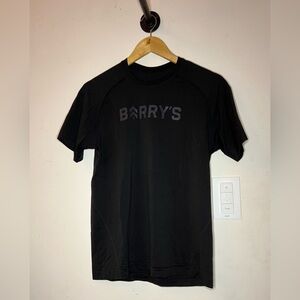 Lululemon Barry's Bootcamp Black Metal Vent Men's T-Shirt